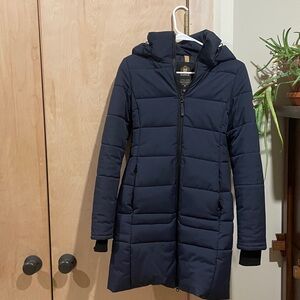 Kanuk- Canadian Navy Puffer Coat with Hood